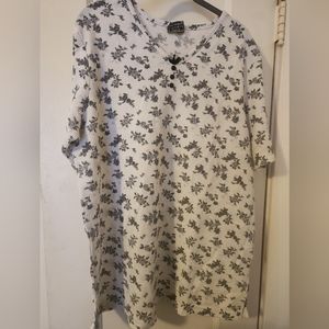 * 2x Compartments floral knit top